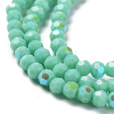 Opaque Glass Beads Strands EGLA-A035-P4mm-L14-1