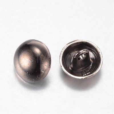 Alloy Shank Buttons BUTT-D054-12.5mm-06B-1
