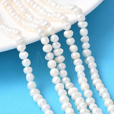 Natural Cultured Freshwater Pearl Beads Strands PEAR-I007-07O-09A-1