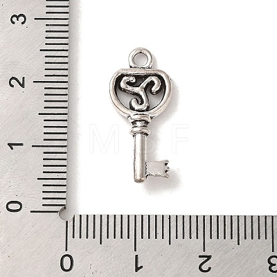 Tibetan Style Alloy Pendants TIBEP-L021-02AS-1