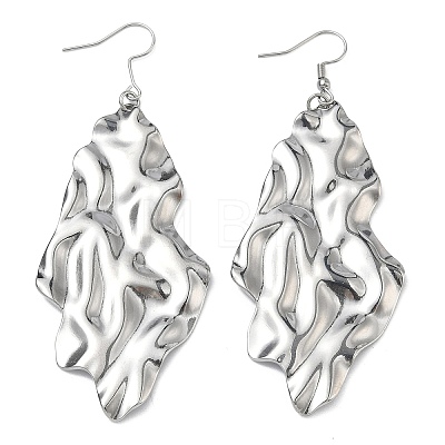 304 Stainless Steel Dangle Earrings EJEW-F402-01P-1