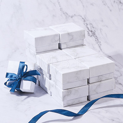 Paper Cardboard Jewelry Ring Boxes LS-X3-CBOX-E012-05A-1