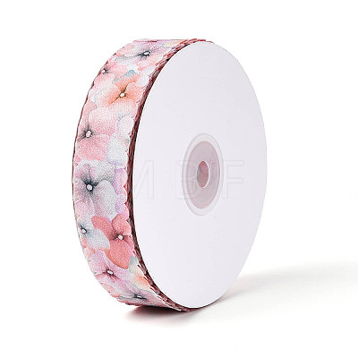 Single Face Printed Polyester Satin Ribbon SRIB-T009-02B-02-1