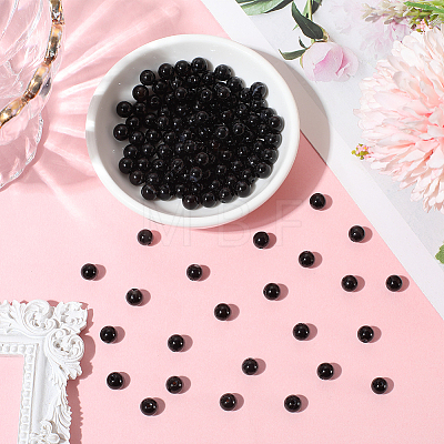 120Pcs Natural Black Onyx Beads G-PA0001-06A-1