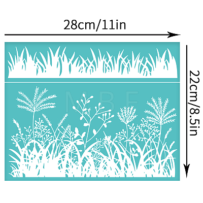 Self-Adhesive Silk Screen Printing Stencil DIY-WH0338-165-1