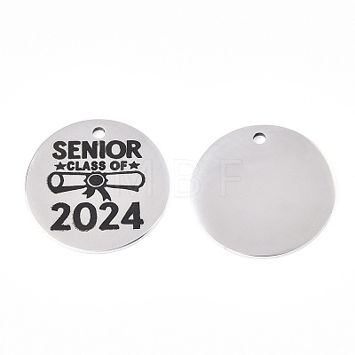 Non-Tarnish 201 Stainless Steel Pendants LS-STAS-T064-38P-22-1