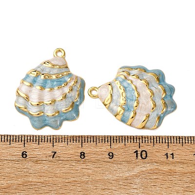 304 Stainless Steel Enamel Pendants X-STAS-L299-25G-05-1