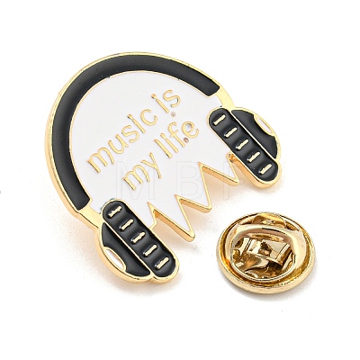 Music Theme Enamel Pins JEWB-Q035-03A-1