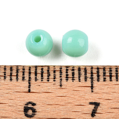 Opaque Solid Color Glass Beads X1-GLAA-N007-4mm-A04-1