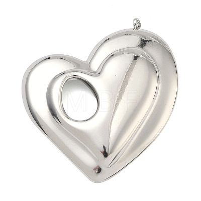 304 Stainless Steel Big Pendants STAS-Z192-06P-1