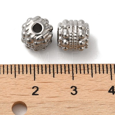 304 Stainless Steel Beads STAS-I203-48P-1