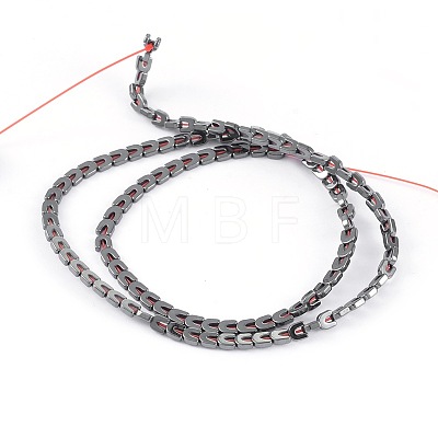 U-shape Non-magnetic Synthetic Hematite Bead Strands G-P130-07-1