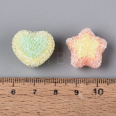 Two Tone Opaque Acrylic Beads OACR-Q201-05-1