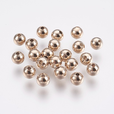 Brass Beads KK-K224-07G-1
