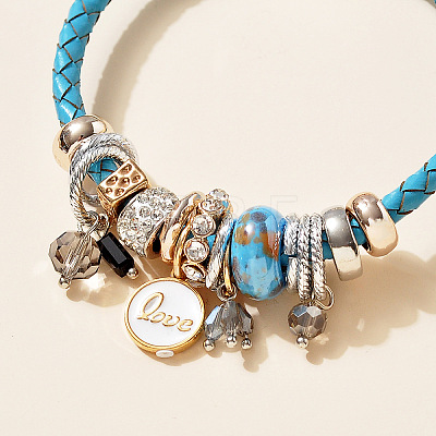 Faux Leather European Bracelets FS-WG51552-01-1