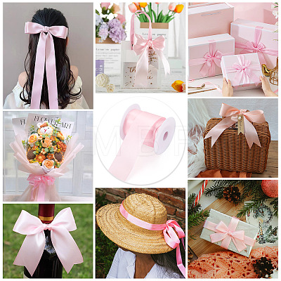 10 Yards Double-Face Polyester Satin Ribbons SRIB-TA0001-16A-1