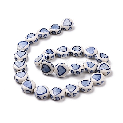 Handmade Porcelain Beads Strands PORC-M538-04-1