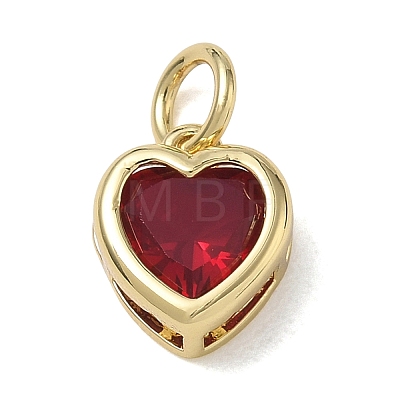 Brass Pave Cubic Zirconia Charms KK-CBA56EF-31G-1