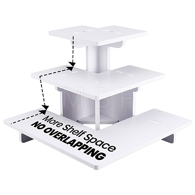 PVC 3-Tier Gift Desktop Organizer Shelf AJEW-WH0609-952A-01-1