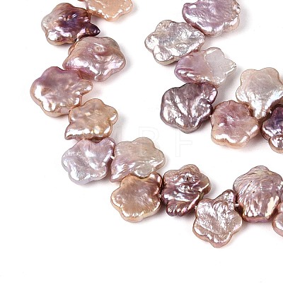 Natural Baroque Keshi Pearl Beads Strands PEAR-S020-A04-02-1