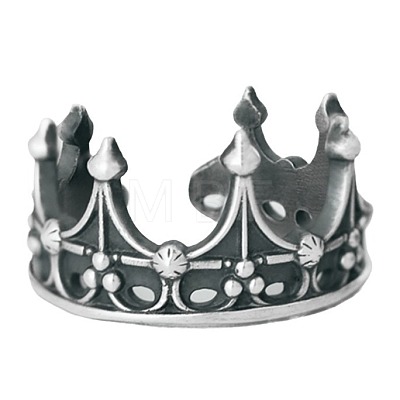 Crown Brass Cuff Open Rings FS-WG83D0F-01-1