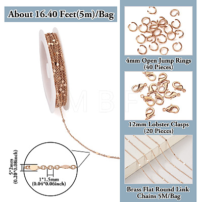 DIY Chains Bracelet Necklace Making Kit DIY-TA0006-36-1