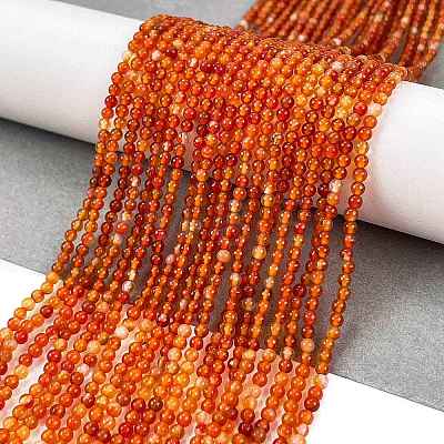 Natural Red Agate Beads Strands G-M438-A10-02-1