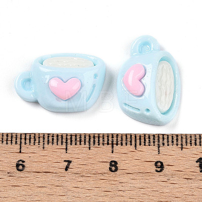 Opaque Resin Cabochons CRES-T025-03E-1