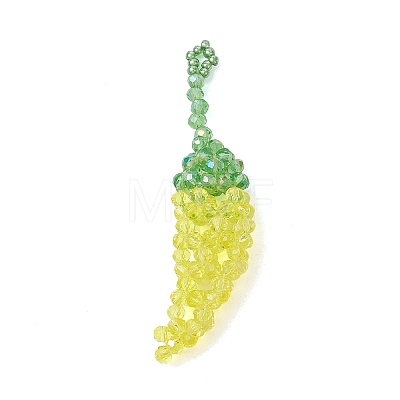 Glass Big Pendants PALLOY-MZ01303-01-1