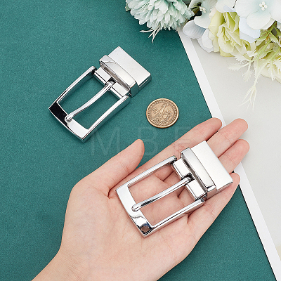 WADORN 2Pcs Zinc Alloy Roller Buckles Clasps FIND-WR0010-48-1