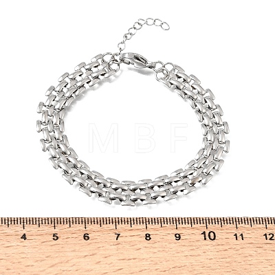 9.5MM 304 Stainless Steel Panther Chains Bracelets for Man and Women SA-CBAB767-14P-1