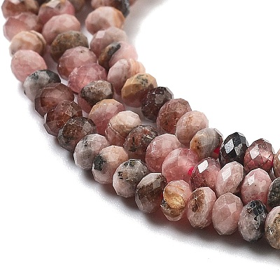 Natural Argentina Rhodonite Beads Strands G-C052-10-01-1