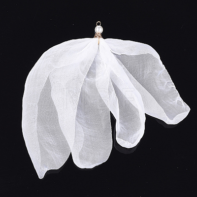 Organza Fabric Big Pendants FIND-S303-01Q-1-1