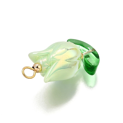 UV Plated Acrylic Pendants X1-PALLOY-TA00270-1