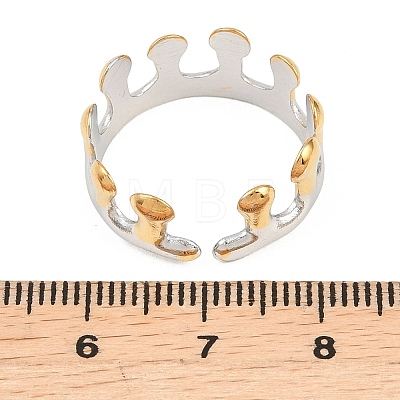 304 Stainless Steel Cuff Open Rings RJEW-Z138-01GP-01-1