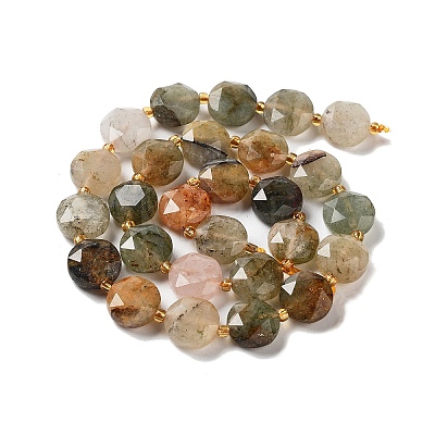 Natural Mixed Rutilated Quartz Beads Strands G-NH0004-008-1