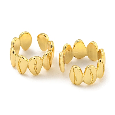 Brass Cuff Earrings EJEW-C104-089G-1