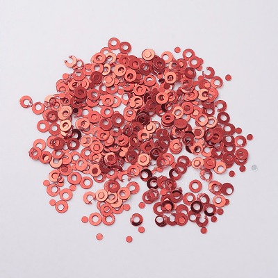 Ornament Accessories Plastic Paillette/Sequins Beads PVC-E001-06-YD03-1