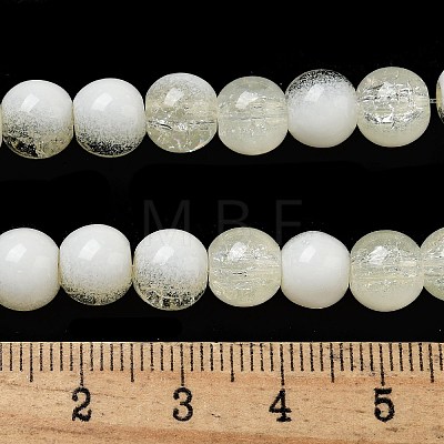 Crackle Glass Beads Strands GLAA-U001-8mm-11-1