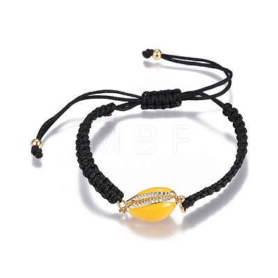 (Jewelry Parties Factory Sale)Adjustable Nylon Cord Braided Beaded Bracelets BJEW-N303-02-1