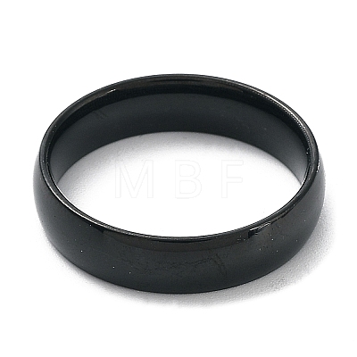 Ion Plating(IP) 304 Stainless Steel Flat Plain Band Rings STAS-I160-B-B-1