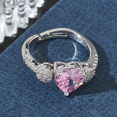 Brass Adjustable Finger Ring for Women CU-CBA7E55-05P-1