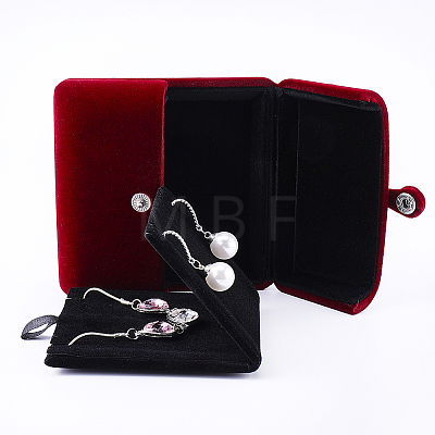 Velvet Jewelry Packing Boxes for Big Pendants CON-WH0085-226A-01-1