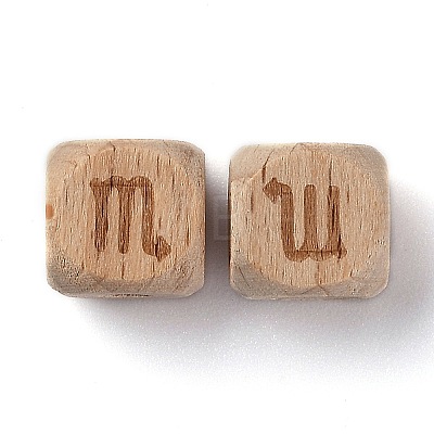 Natural Wood Constellation Beads LS-WOOD-M002-08-1