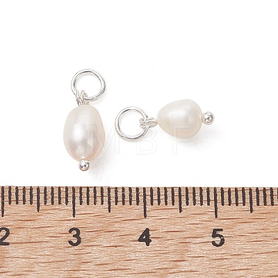 Natural Cultured Freshwater Pearl Pendants PALLOY-JF05443-02-1