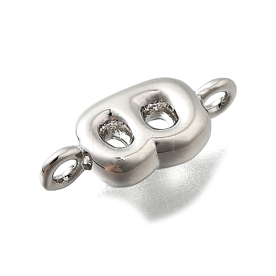 Brass Connector Charms KK-P295-01P-B-1