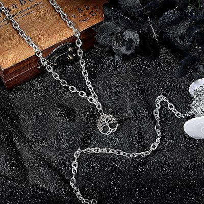 CHGCRAFT DIY Chain Necklace Making Kits DIY-CA0002-77P-1