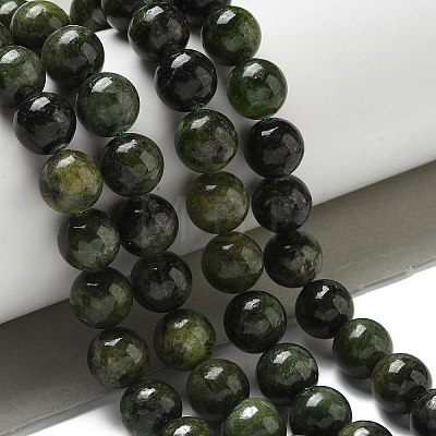 Natural Green Diopside Beads Strands G-K382-B01-03-1