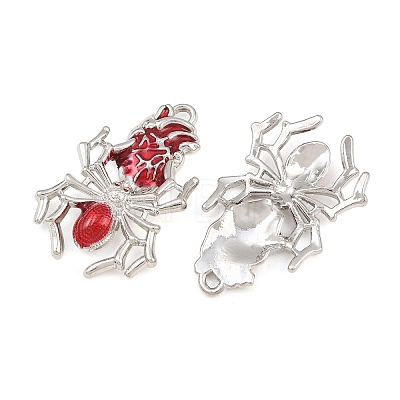 Rack Plating Alloy Enamel Pendants AL-CBA2B10-01P-03-1