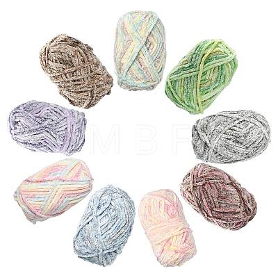 Soft Crocheting Polyester Yarn YCOR-FZC0001-01B-1